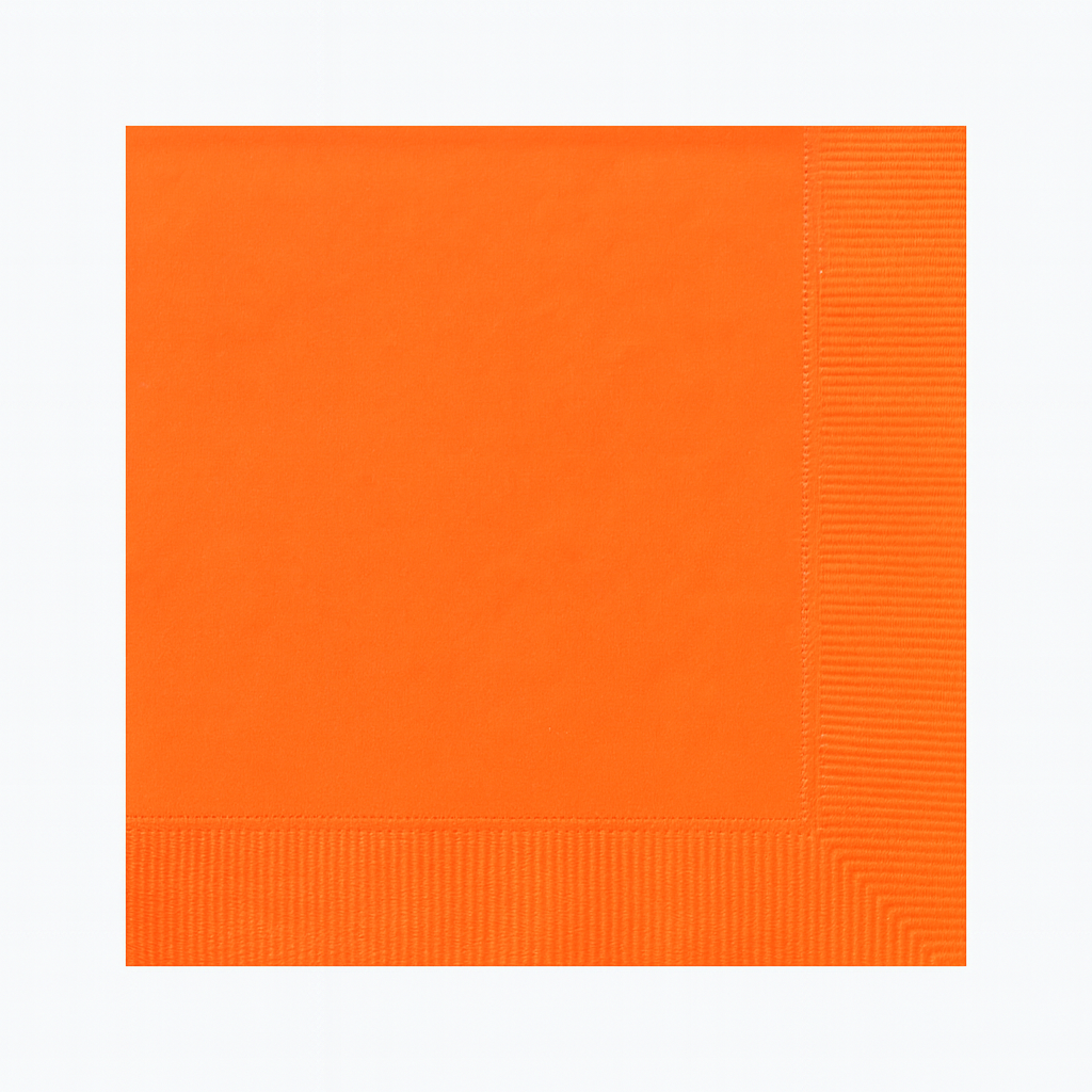 Pumpkin Orange Napkins (Set of 20)