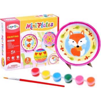 Painting 3 Mini Plates - DIY with colors