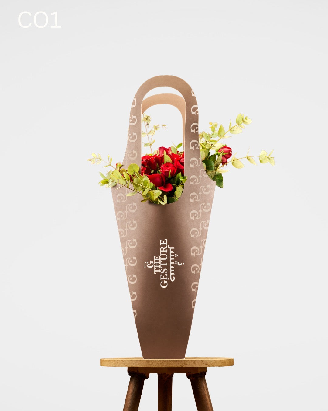 The Gesture 20 Red Roses Cone