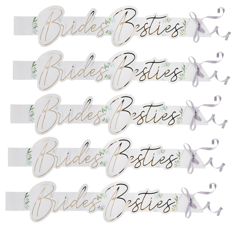 Bride Besties Sach (5 Pieces) - Gold
