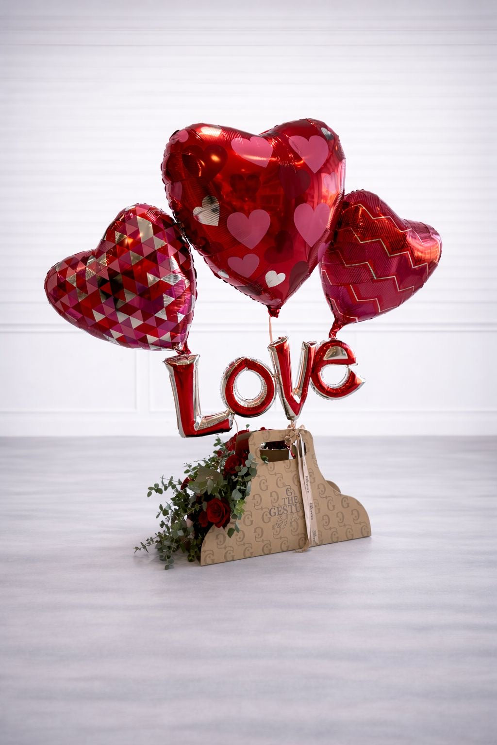 Love Balloon Flower Bouquet