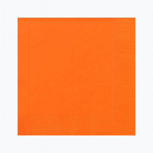 Pumpkin Orange Napkins (Set of 20)