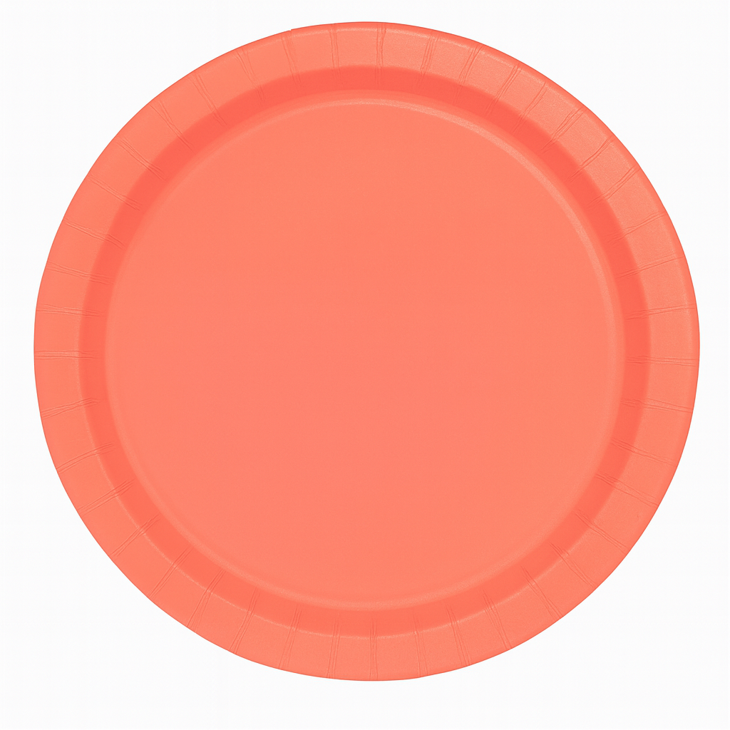 Coral Round Plates (Set of 20) - 17.1cm