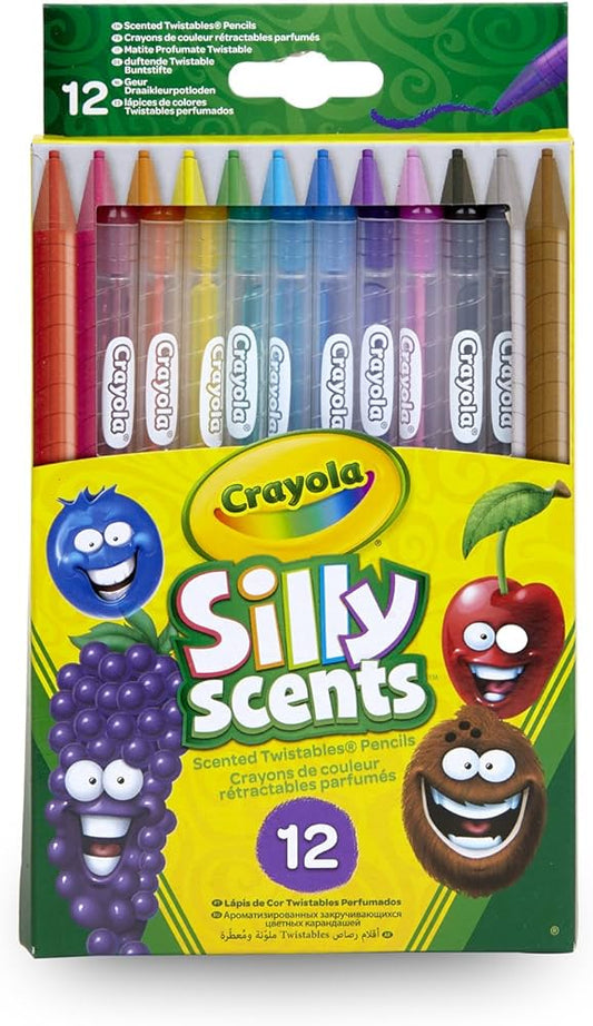 Crayola Silly Scents Twistables Colored Pencils, 12 count