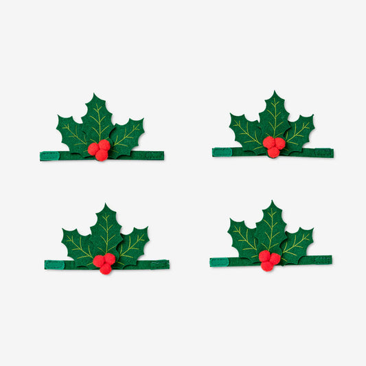 Christmas Napkin Rings 4PCS