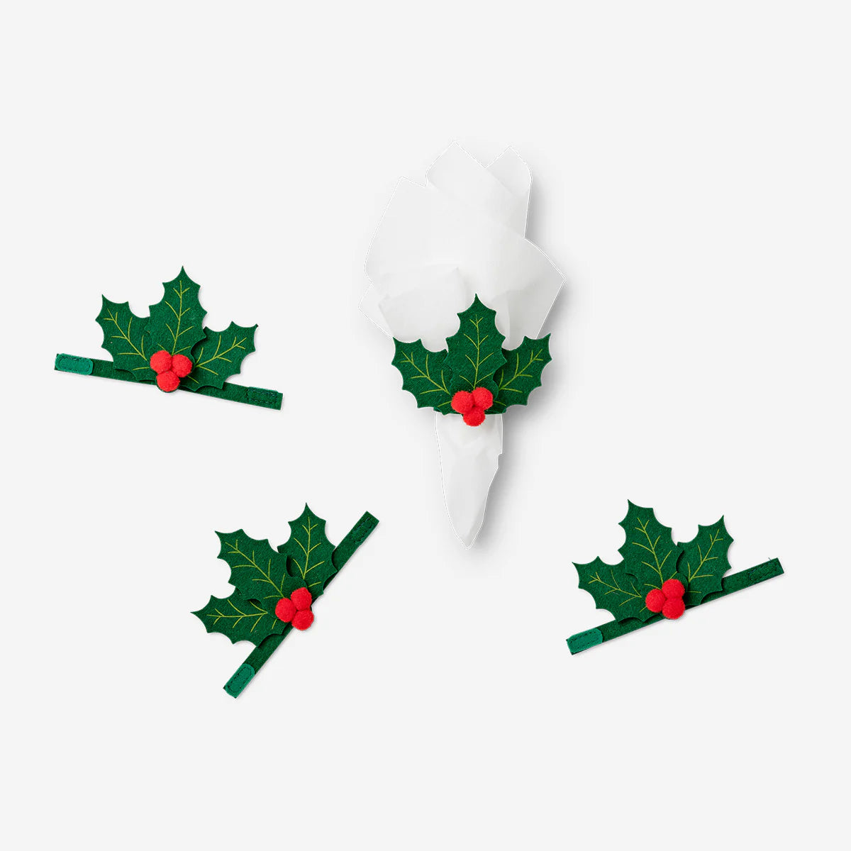 Christmas Napkin Rings 4PCS