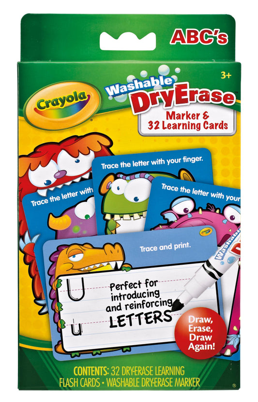 Crayola Washable DryErase - Marker & Learning Cards