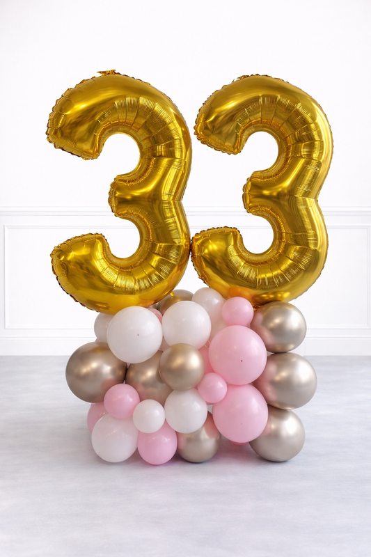 Custom Milestone Balloon Stand