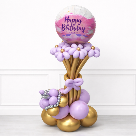 Artisan Floral Birthday Bouquet Stand