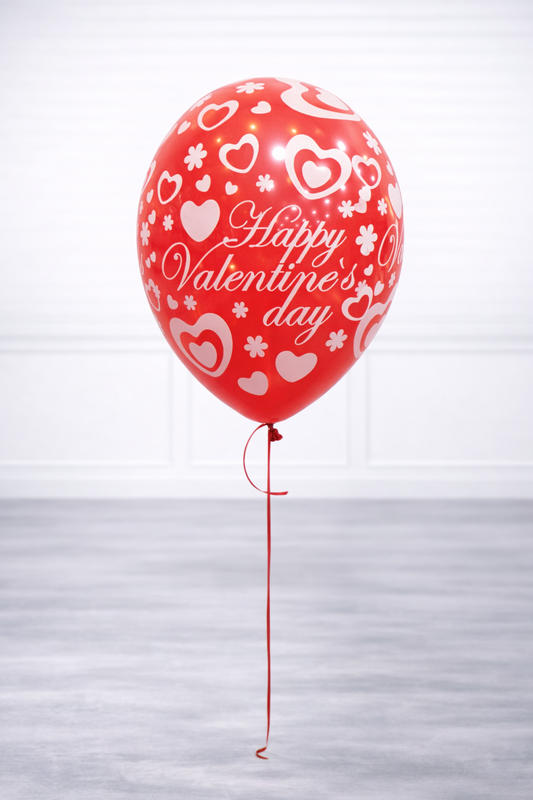 Happy Valentine’s Day Latex Balloon (Red)