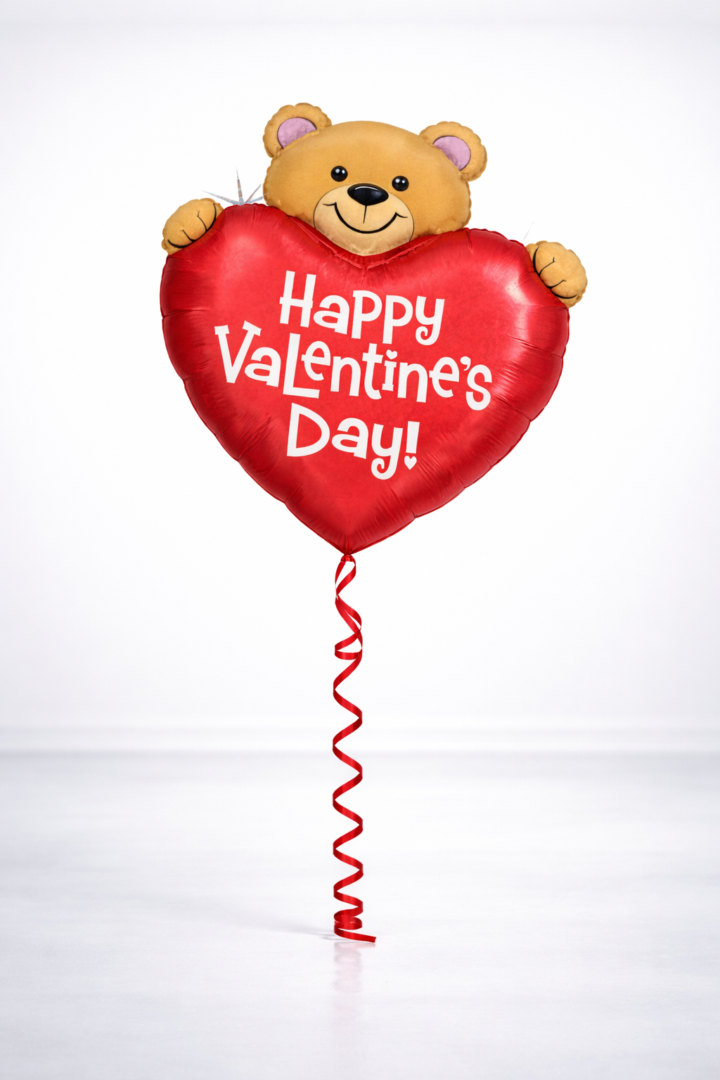 Teddy Love Happy Valentine's Day Foil