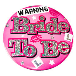 Jumbo Bride To Be Badge