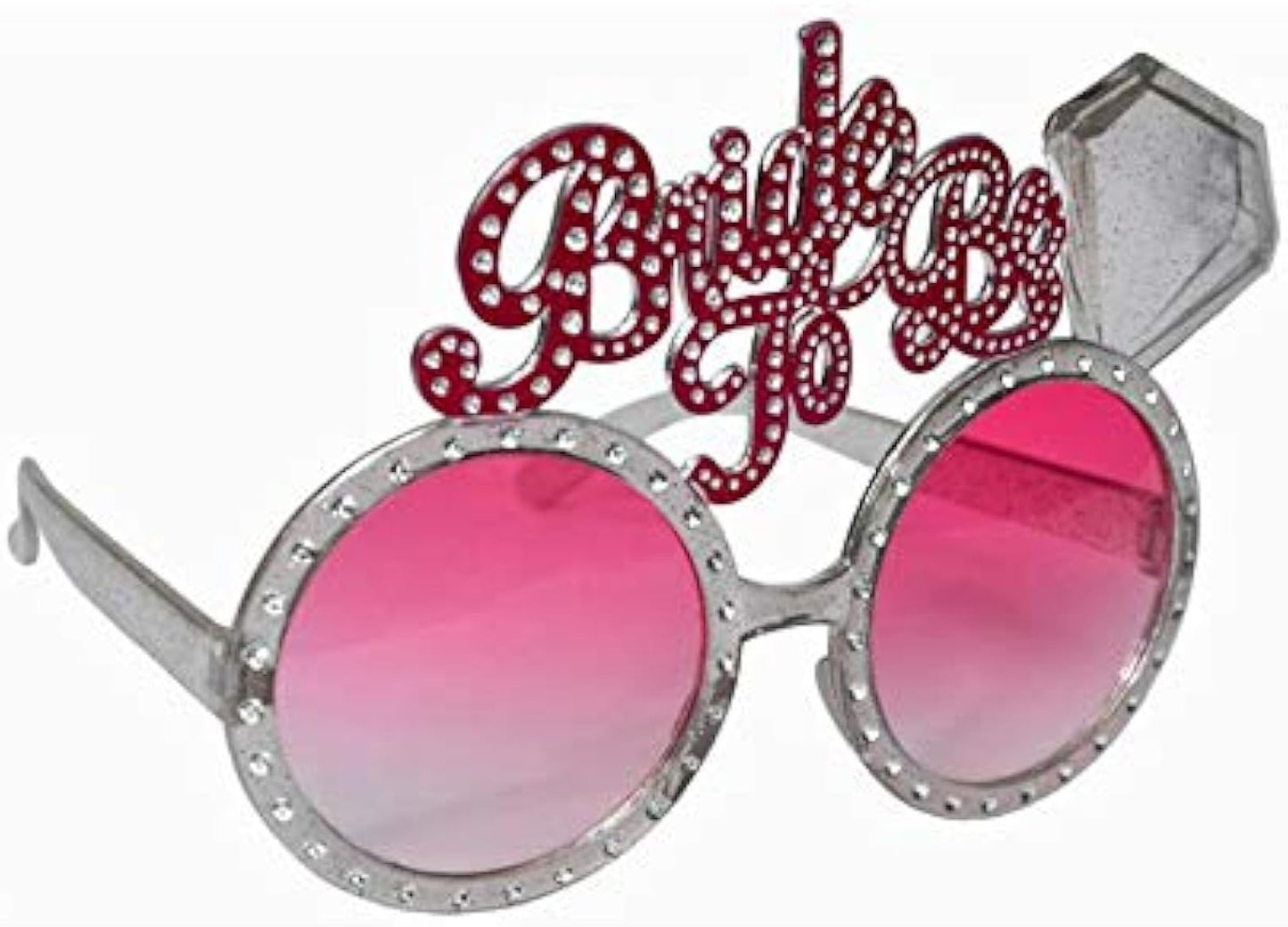 Bride To Be Sunglasses - Silver and Pink