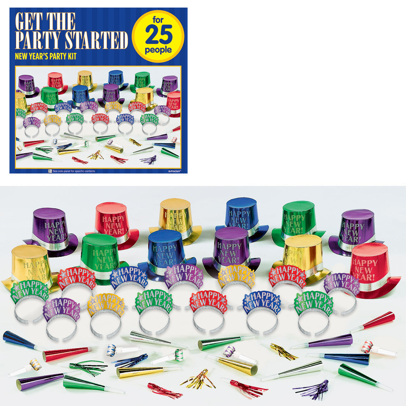 Get the Party Started New Year's Kit - 25 people