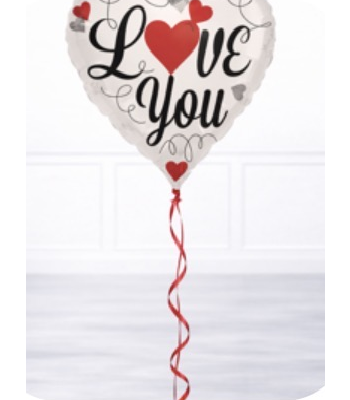 Love You Heart Balloon