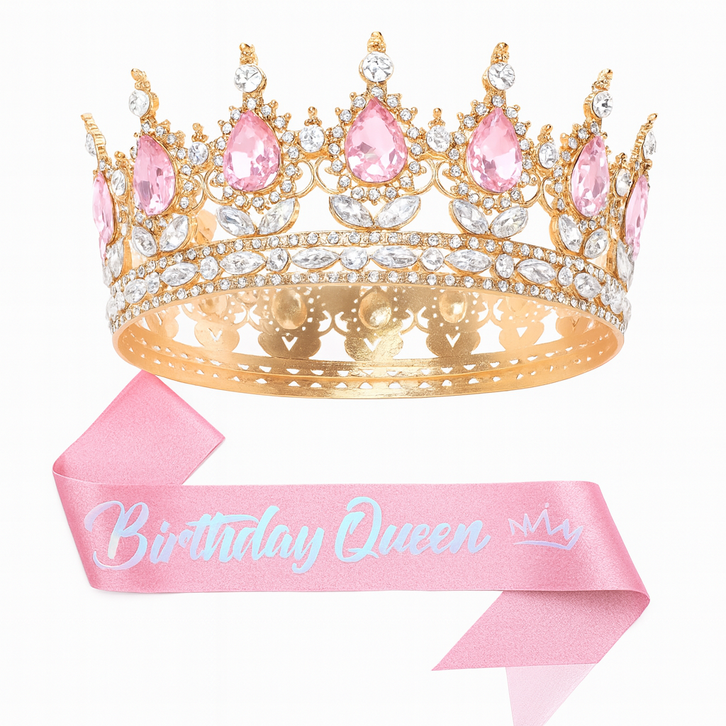 Birthday Queen Crown and Sash