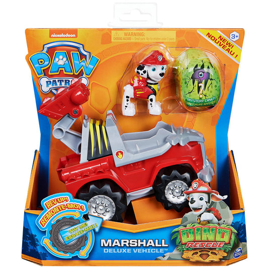 Paw Patrol Dino Rescue Marshall's Deluxe Rev Up Vehicle