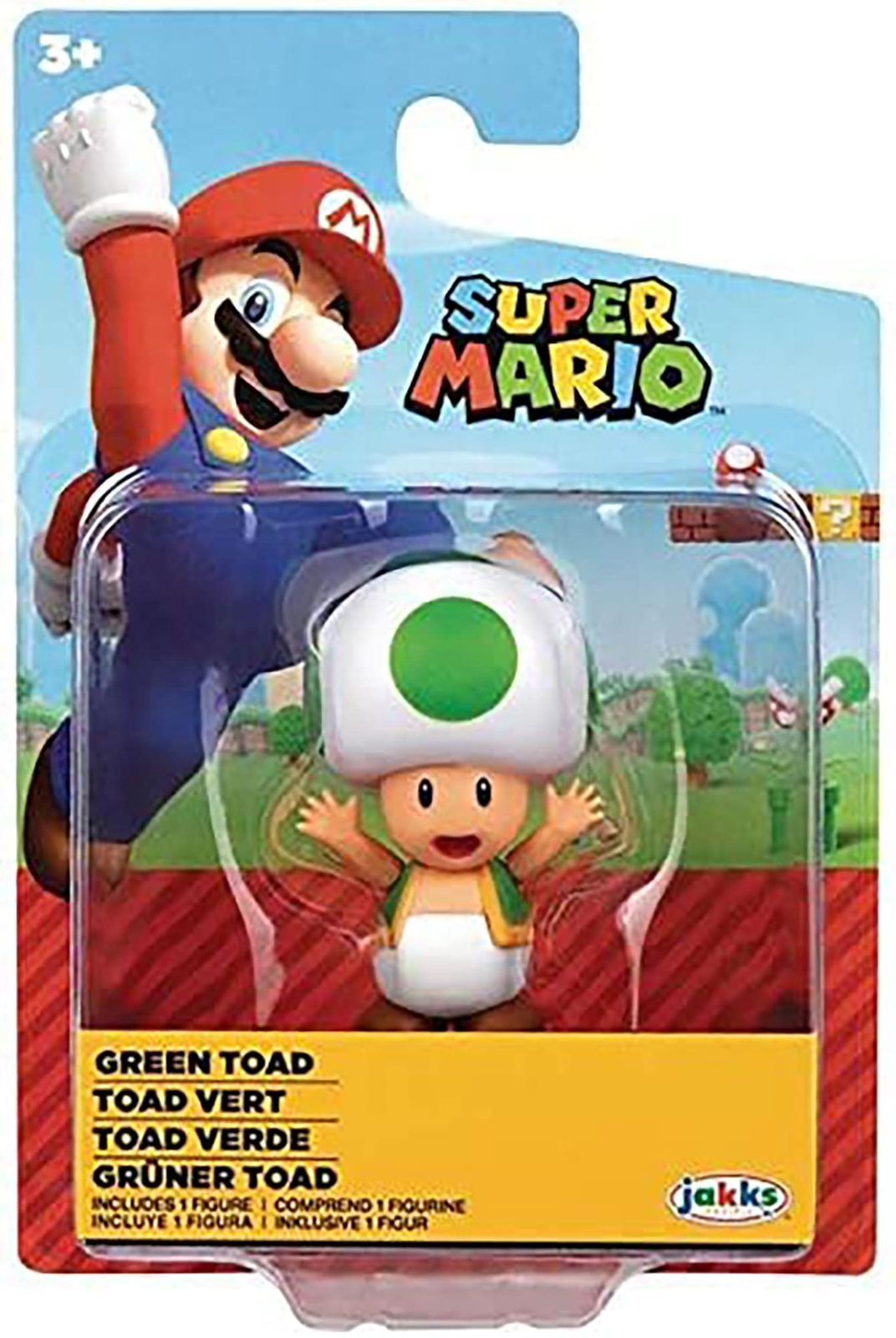 Super Mario Green Toad - 2.5"