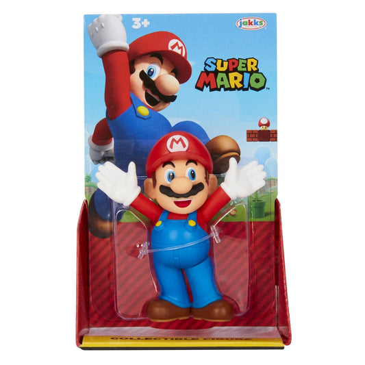 Super Mario 2.5" Limited Articulation Open Arms Mario