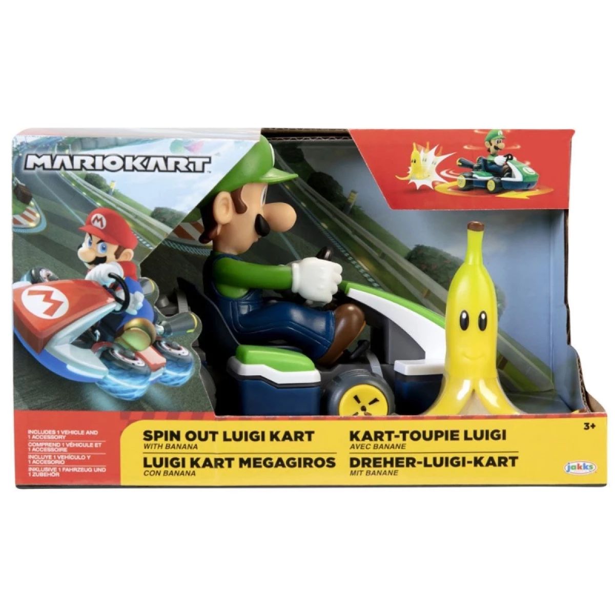 Mario Kart Spin Out Luigi Kart