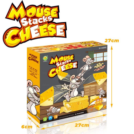 Mouse Stacks Cheese Board Game