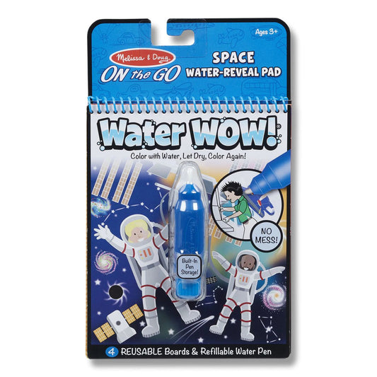 Melissa & Doug On the Go Space Water Wow! Reusable Mess-Free Water-Reveal Activity Pad