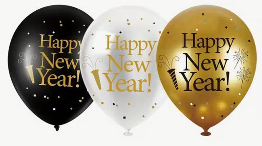 Happy New Year Balloons