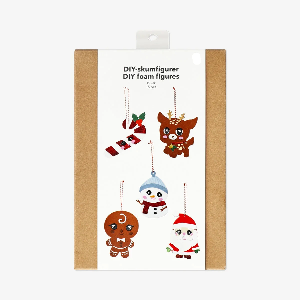 DIY Christmas foam figures - 4 pcs