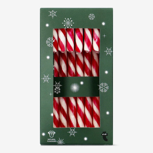 Candy canes with peppermint flavor - 8 pcs