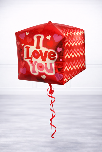 I Love You Cube Balloon