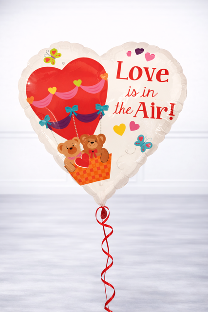 Love Is In The Air Teddy Balloon